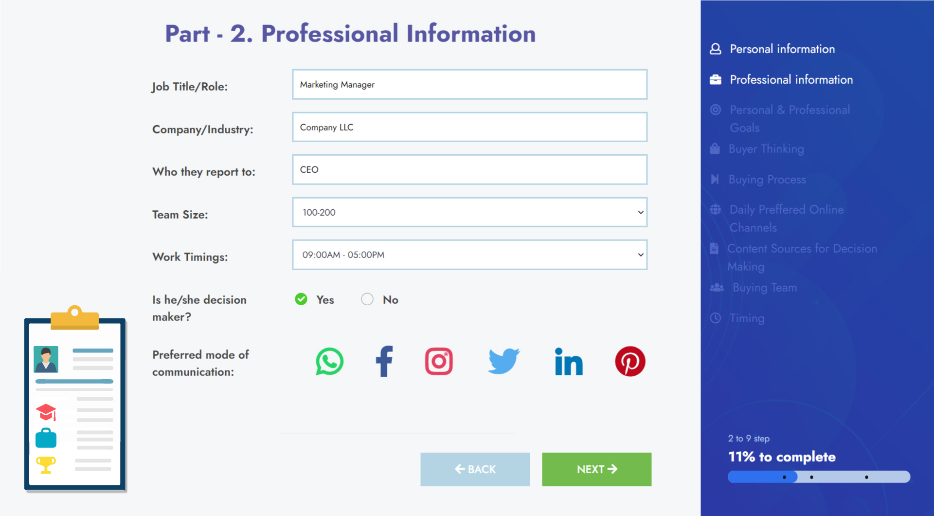 Buyer Persona Step 02