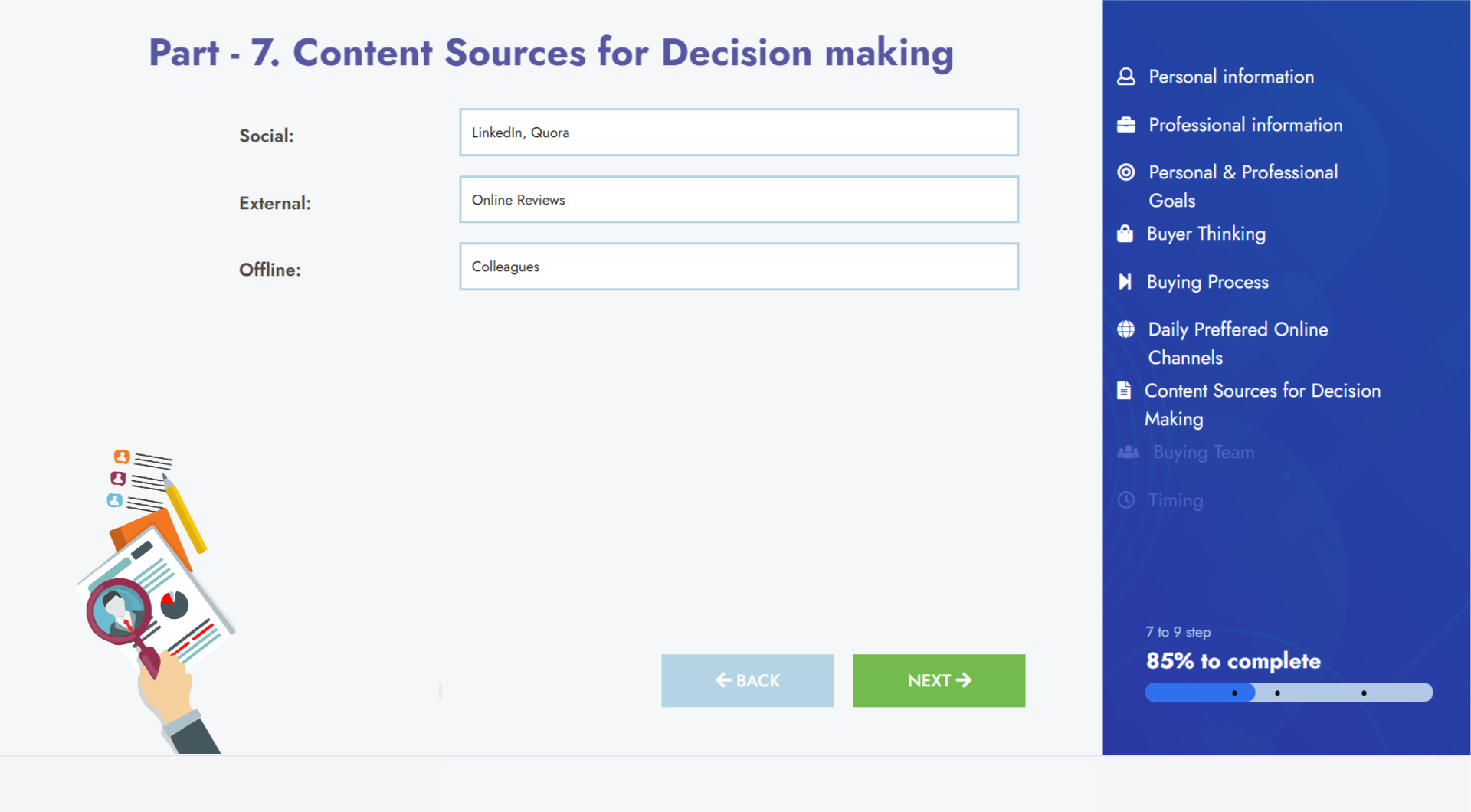 Buyer Persona Step 07